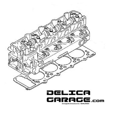 Delica Garage 4m40 Cylinder Head New (Package)