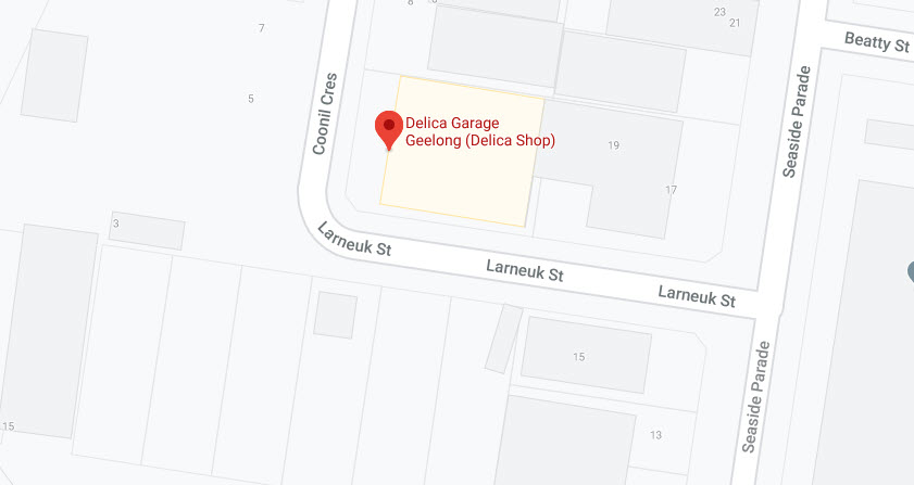 Delica Garage Geelong Location
